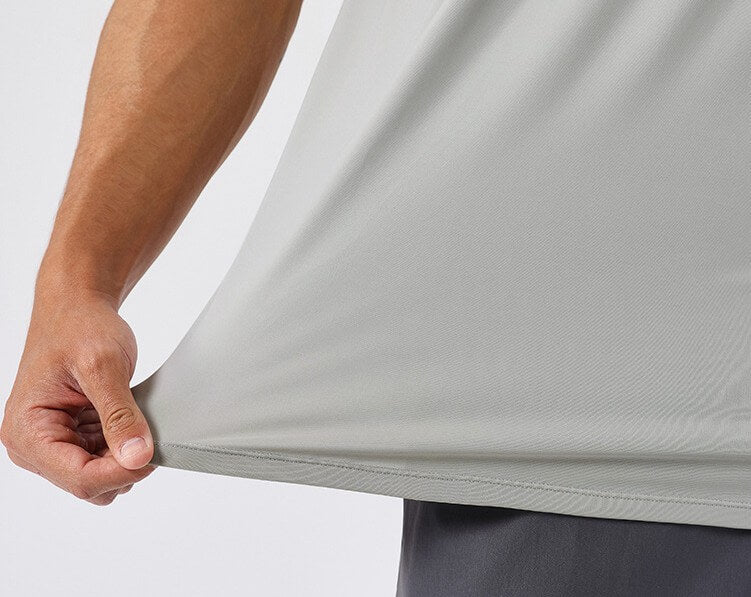 wholesale_Mens_Solid_Color_Sport_Train_Short_Sleeved_Round_Neck_Shirts
