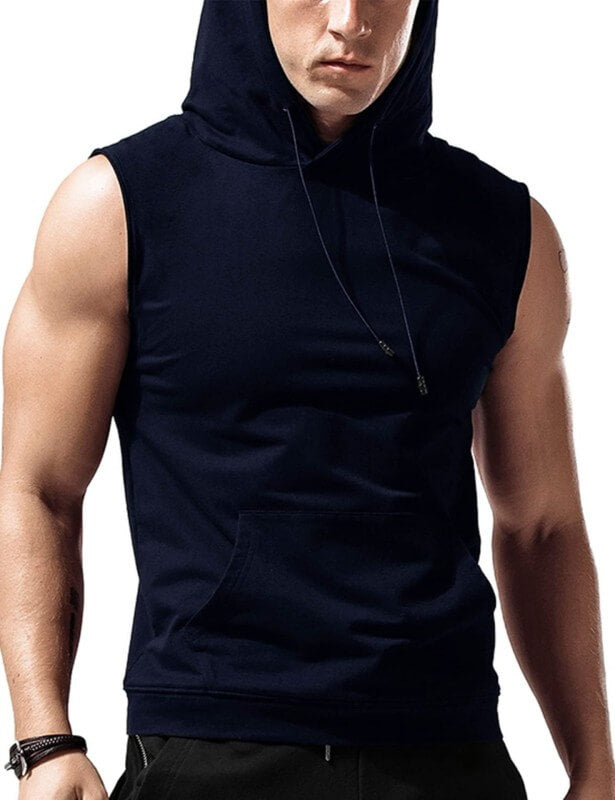 Tank top hoodie mens outlet