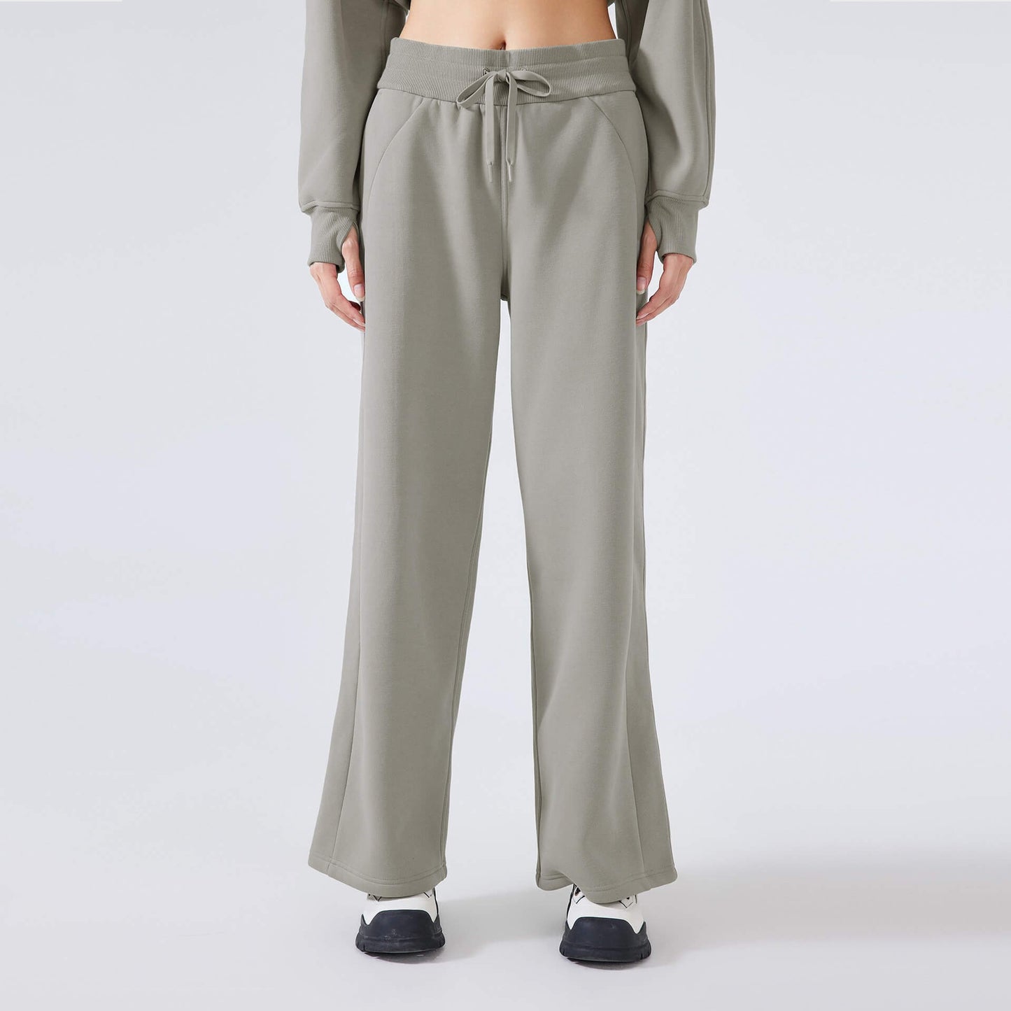 Women_Straight_Leg_Fleece_Sweatpants_Athletic_Pants