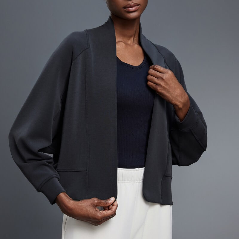 wholesale_Womens_Open_Front_Sleeve_Casual_Wrap_Cardigans