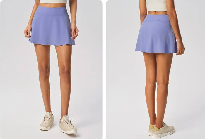 wholesale_Womens_Pleated_Tennis_Skirt_with_Pockets_High_Waisted
