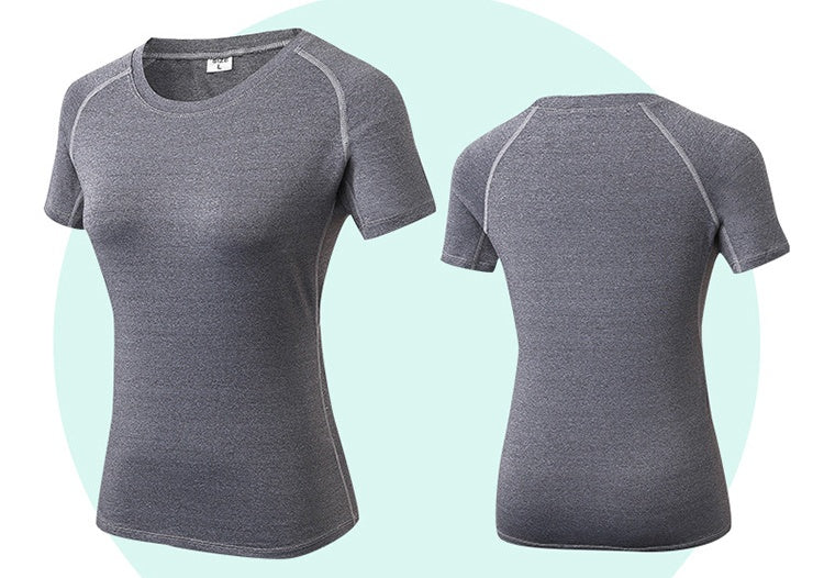 wholesale_Womens_Sweatshirt_Tee_Crew_Neck_Quick_Dry_Compression_Tshirt 