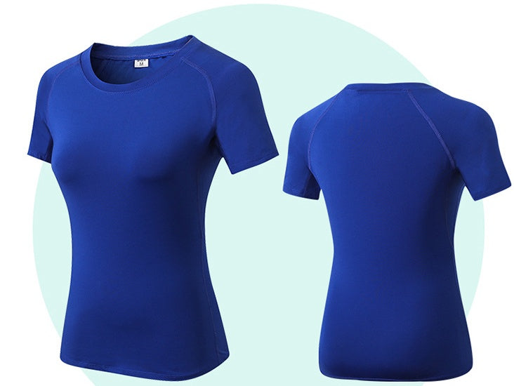 wholesale_Womens_Sweatshirt_Tee_Crew_Neck_Quick_Dry_Compression_Tshirt 