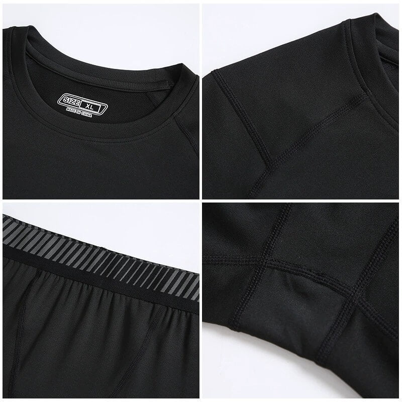 wholesale_Youth_Boys_Girls_Thermal_Compression_Shirt_Fleece_Turtle_Neck_Top_Athletic_Leggings