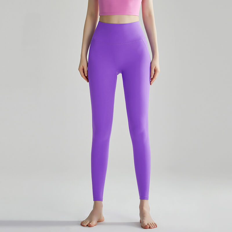 wholesale_lycra_High_Waisted_Yoga_Pants_with_Pockets_for_Women_Buttery_Soft_Workout_Leggings
