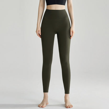 wholesale_lycra_High_Waisted_Yoga_Pants_with_Pockets_for_Women_Buttery_Soft_Workout_Leggings