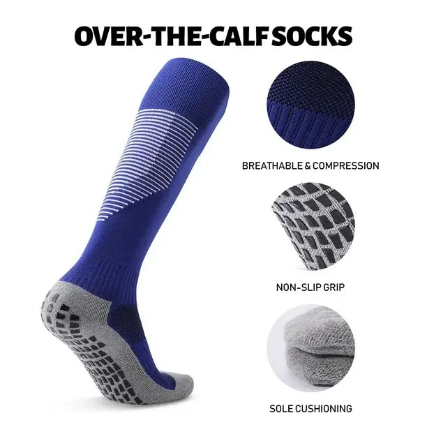 wholesale_over_Knee_Non_Slip_Cushion_Football_Socks_supplier