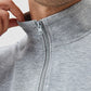 wholesale_quarter_zip_sweatshirts_sweatpants_grey_for_men