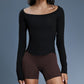 wholesale_women_off_shoulder_long_sleeve_shirt
