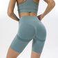 Knit Peach Butt Workout Shorts For Women