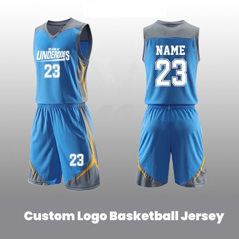 Custom_Logo_Blue_Grey_Basketball_Uniforms