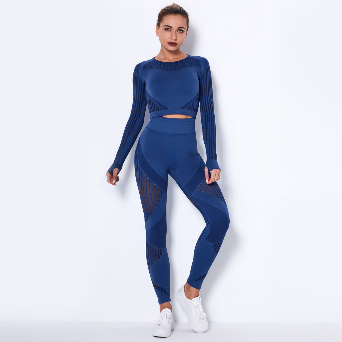 Hollow-Out Sexy Seamless Workout Set