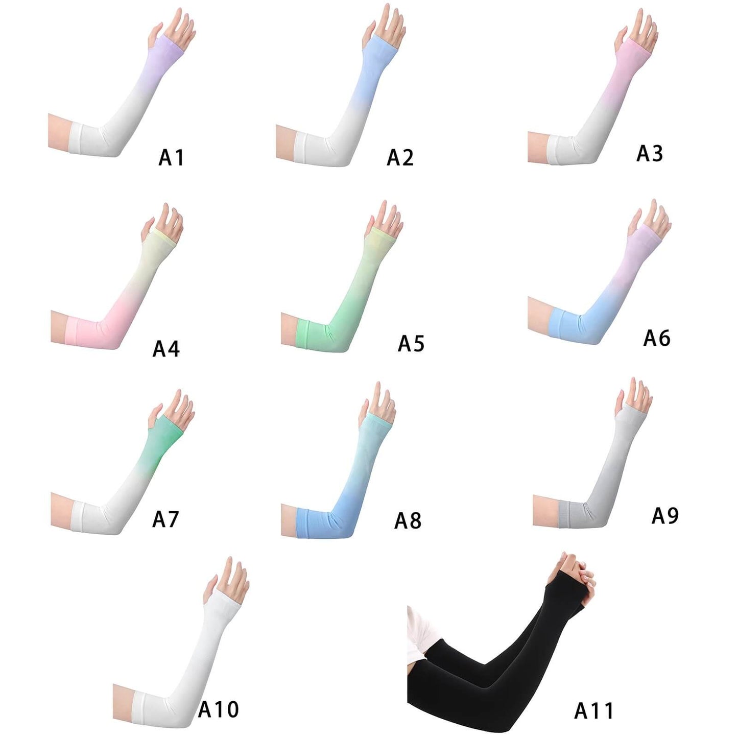 Gradient Arm Sleeves for Women