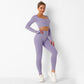 Long Sleeve Seamless Workout Set