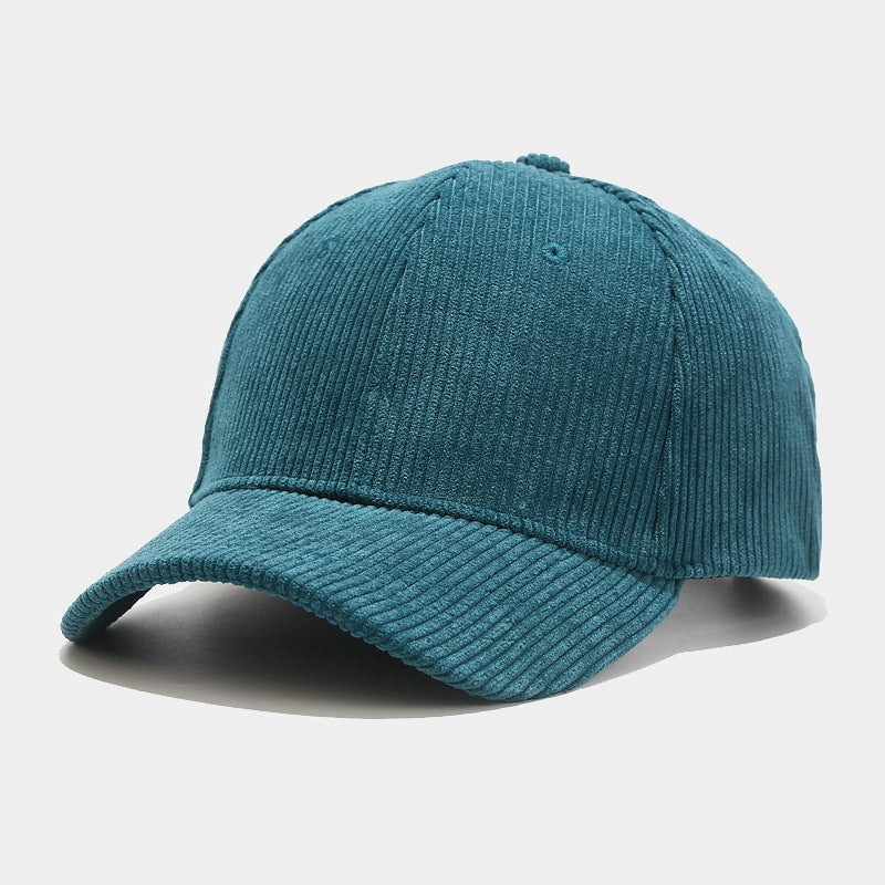 Wholesale_Retro_Corduroy_Peaked_Cap_Solid_Color_Casual_Women_Hats