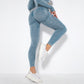 Seamless Washed Knit Women Fitness Yoga Pants Wholesale Leggings