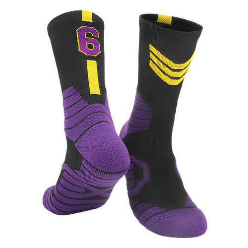 Professional Basketball Socks with Number