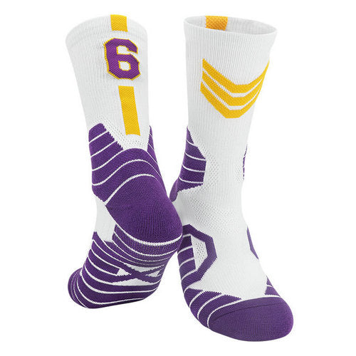 Professional Basketball Socks with Number