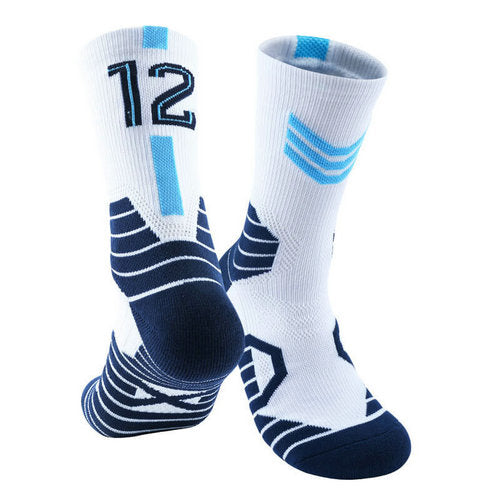 Professional Basketball Socks with Number