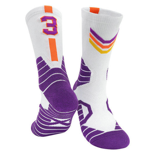 Professional Basketball Socks with Number