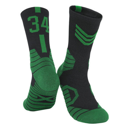 Professional Basketball Socks with Number