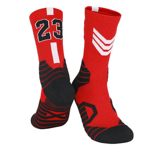 Professional Basketball Socks with Number