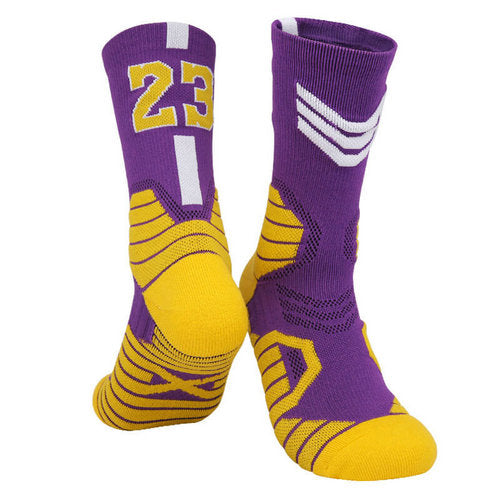 Professional Basketball Socks with Number