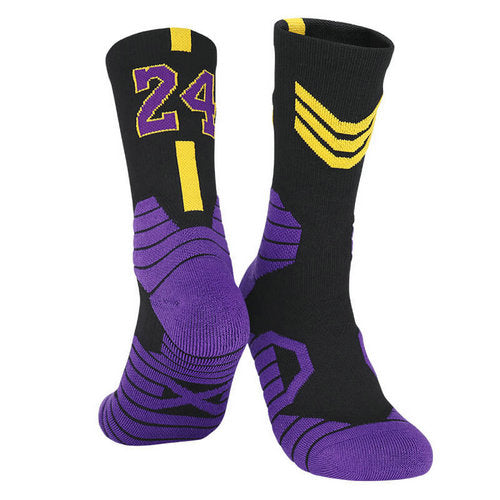 Professional Basketball Socks with Number