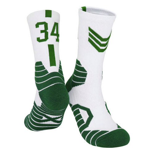 Professional Basketball Socks with Number