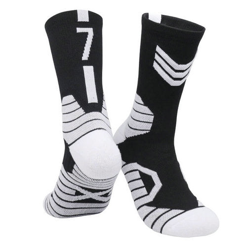 Professional Basketball Socks with Number