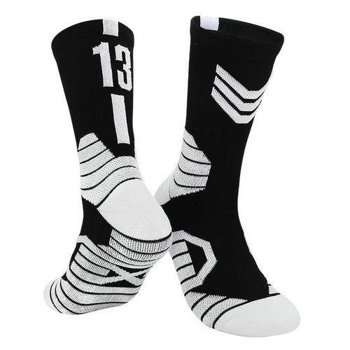 Professional Basketball Socks with Number