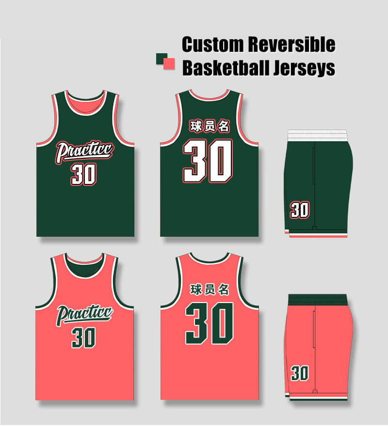 Custom Reversible Basketball Jerseys