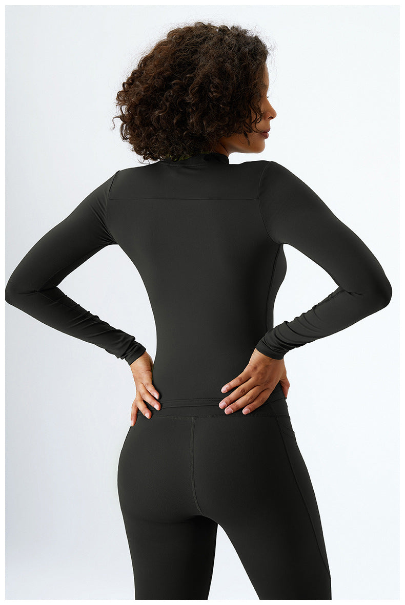 Recycled Long-sleeved Workout Jacket