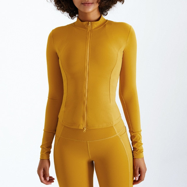 Recycled Long-sleeved Workout Jacket